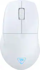 Front. Turtle Beach - Pure Air Ultra-Light Wireless Ergonomic RGB Gaming Mouse with 26K DPI Optical Sensor & 125 hour Battery - White.