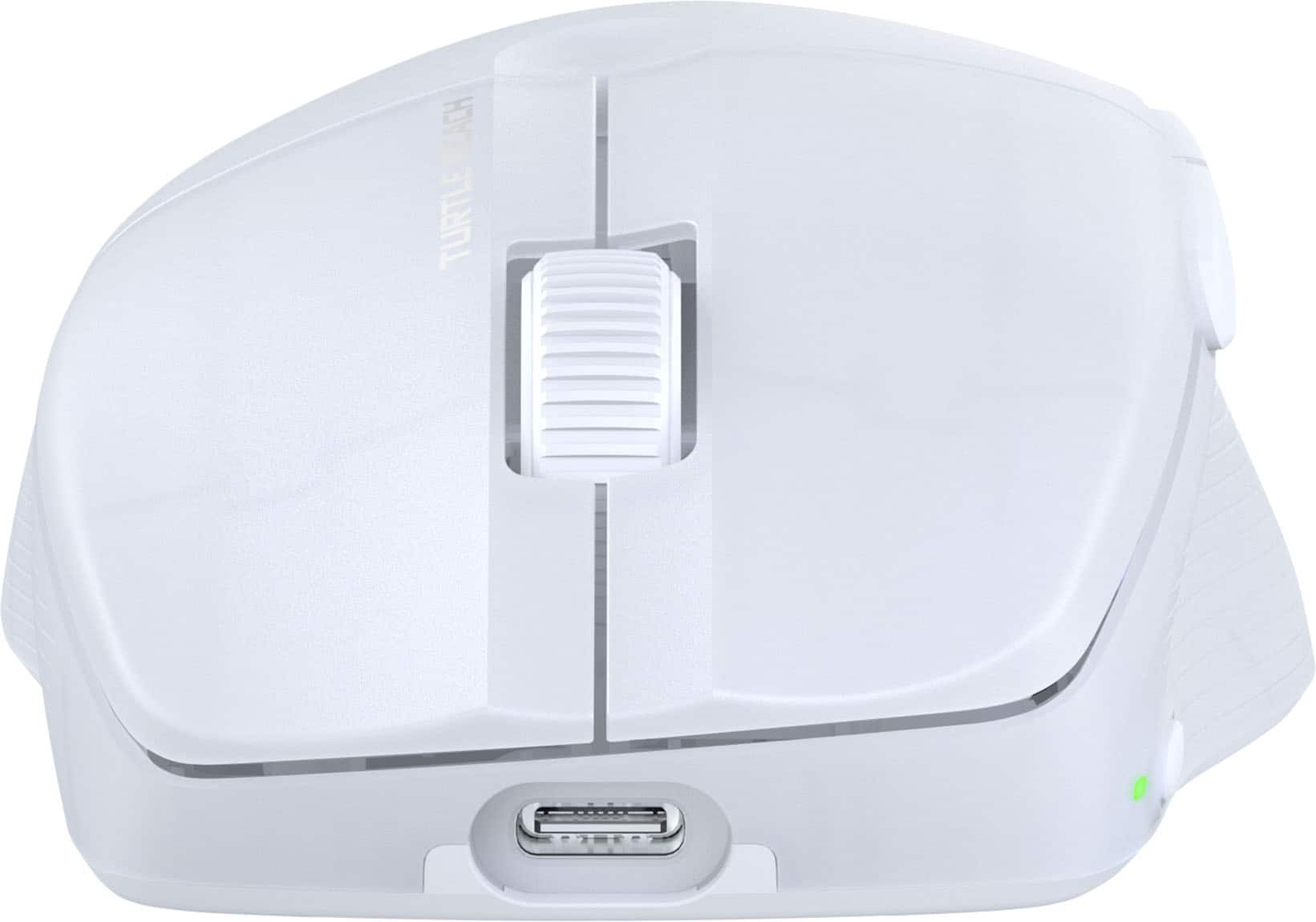 Alt View 12. Turtle Beach - Pure Air Ultra-Light Wireless Ergonomic RGB Gaming Mouse with 26K DPI Optical Sensor & 125 hour Battery - White.