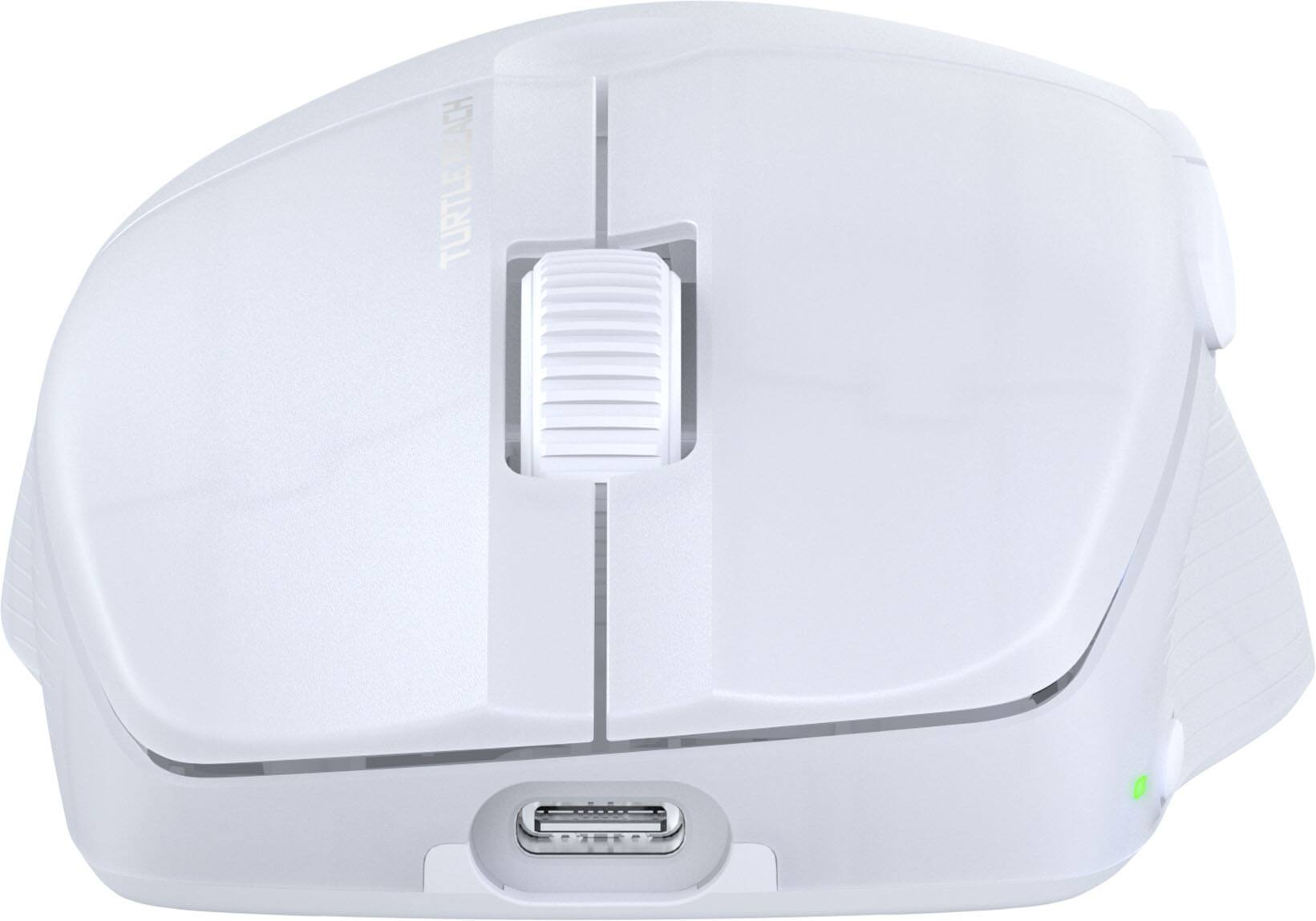 Alt View 12. Turtle Beach - Pure Air Ultra-Light Wireless Ergonomic RGB Gaming Mouse with 26K DPI Optical Sensor & 125 hour Battery - White.