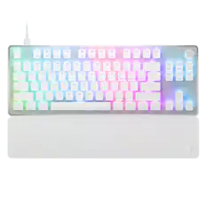 Front. Turtle Beach - Vulcan II TKL Pro Wired Magnetic Mechanical Gaming Keyboard with Analog Hall-Effect Switches - White.