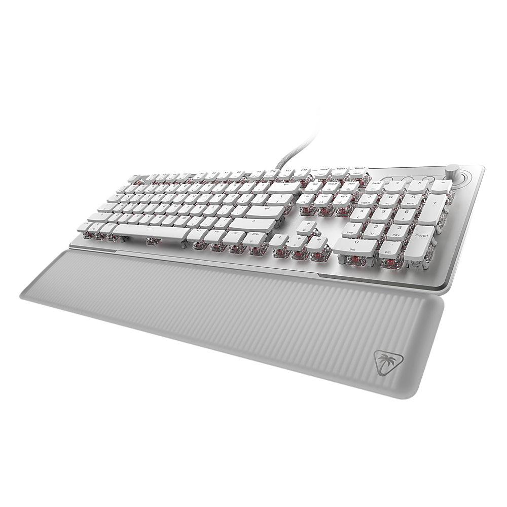 Alt View 14. Turtle Beach - Turtle Beach Vulcan II Max Full-size Wired Mechanical TITAN Switch Gaming Keyboard with RGB lighting and palm rest - White.