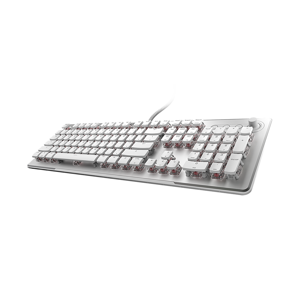 Alt View 13. Turtle Beach - Turtle Beach Vulcan II Max Full-size Wired Mechanical TITAN Switch Gaming Keyboard with RGB lighting and palm rest - White.