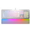 Front. Turtle Beach - Turtle Beach Vulcan II Max Full-size Wired Mechanical TITAN Switch Gaming Keyboard with RGB lighting and palm rest - White.