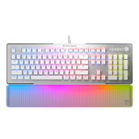 Turtle Beach Vulcan II Max Full-size Wired Mechanical TITAN Switch Gaming Keyboard with RGB lighting and palm rest - White - Front_Zoom