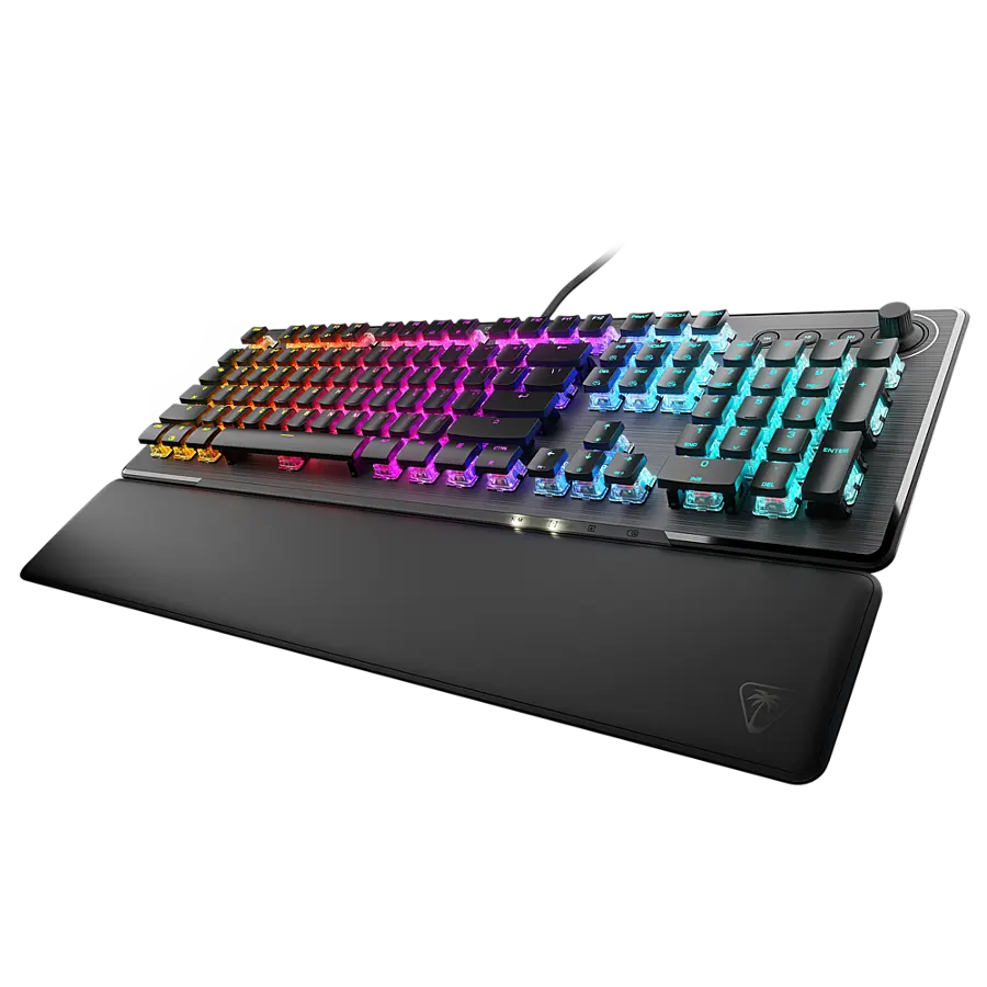 Alt View 15. Turtle Beach - Vulcan II Full-size Wired Mechanical TITAN II Switch Gaming Keyboard with RGB Illuminated Keys - Black.