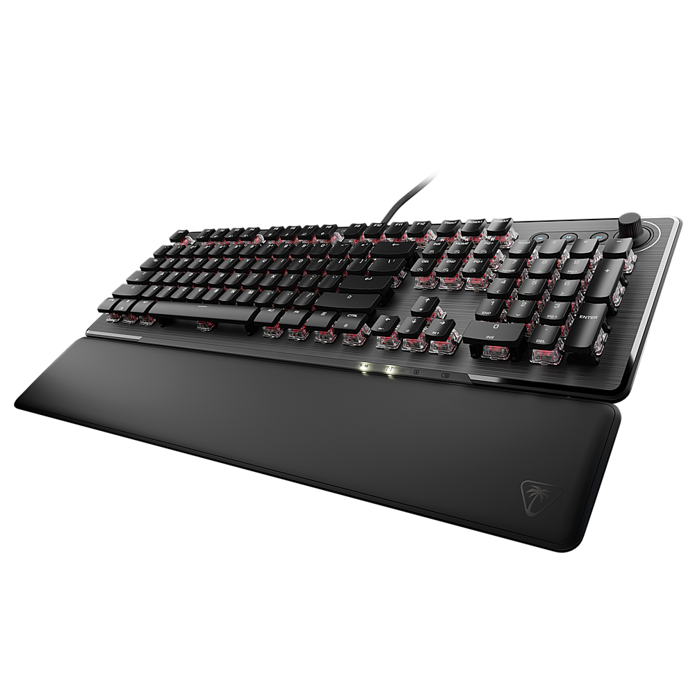 Alt View 12. Turtle Beach - Vulcan II Full-size Wired Mechanical TITAN II Switch Gaming Keyboard with RGB Illuminated Keys - Black.