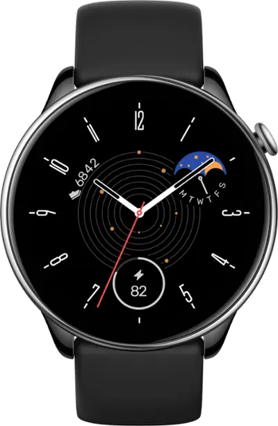 Amazfit - GTR Mini Smartwatch 32.5 Stainless Steel - Black