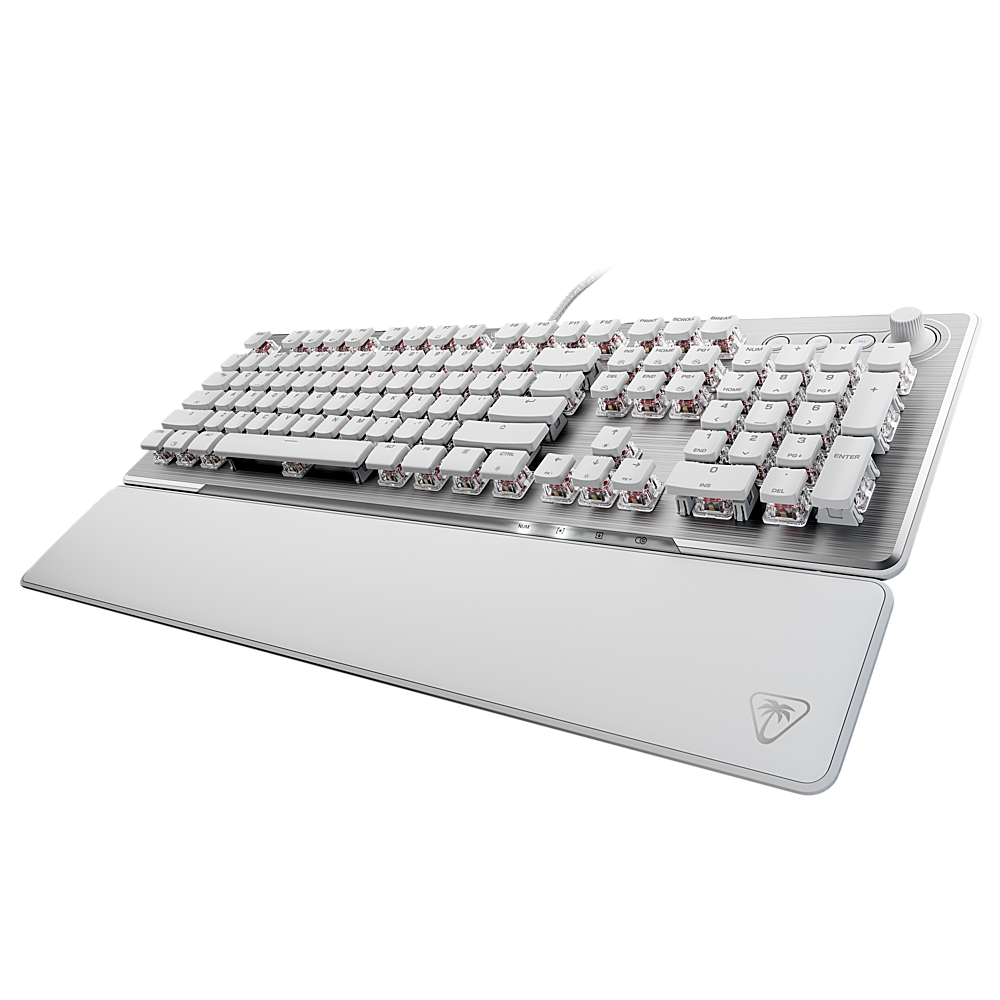 Alt View 12. Turtle Beach - Vulcan II Full-size Wired Mechanical TITAN II Switch Gaming Keyboard with RGB Illuminated Keys - White.