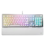 Front. Turtle Beach - Vulcan II Full-size Wired Mechanical TITAN II Switch Gaming Keyboard with RGB Illuminated Keys - White.