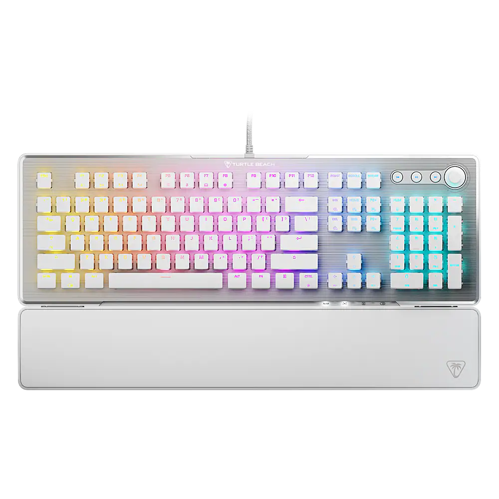 Turtle Beach - Vulcan II Full-size Wired Mechanical TITAN II Switch Gaming Keyboard with RGB Illuminated Keys - White
