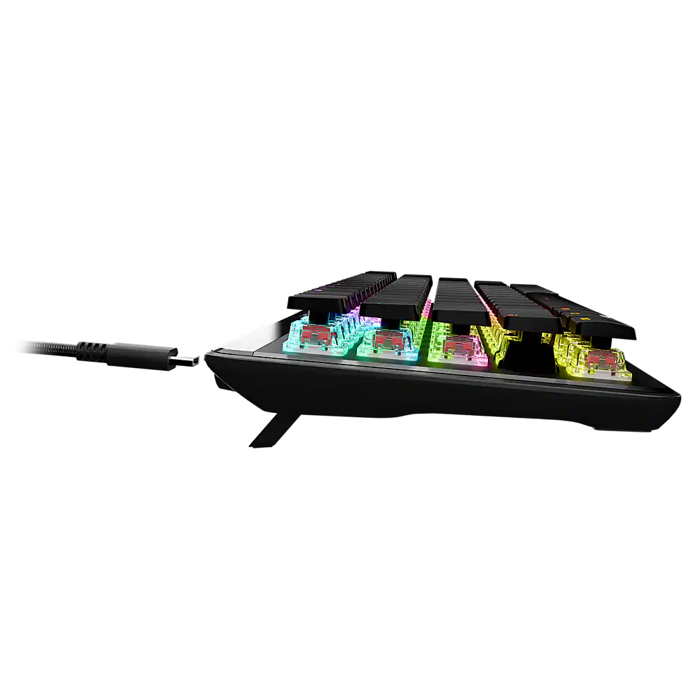 Alt View 13. Turtle Beach - Vulcan II Mini Air 65% Wireless Optical Mechanical Gaming Keyboard with Customizable RGB Illumination - Black.