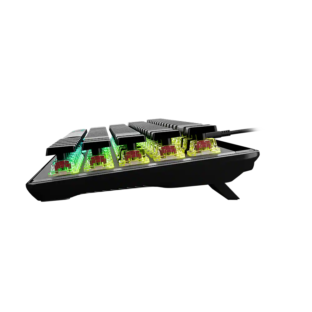 Alt View 14. Turtle Beach - Vulcan II Mini Air 65% Wireless Optical Mechanical Gaming Keyboard with Customizable RGB Illumination - Black.