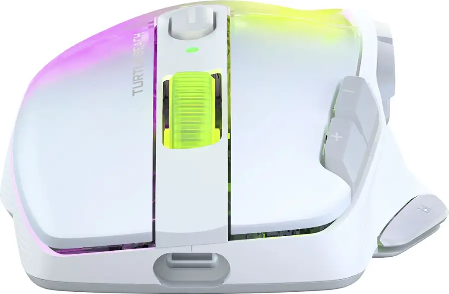 Alt View 12. Turtle Beach - Kone XP Air Wireless Optical Gaming Mouse with Charging Dock and AIMO RGB Lighting - White.