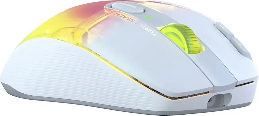 Alt View 15. Turtle Beach - Kone XP Air Wireless Optical Gaming Mouse with Charging Dock and AIMO RGB Lighting - White.