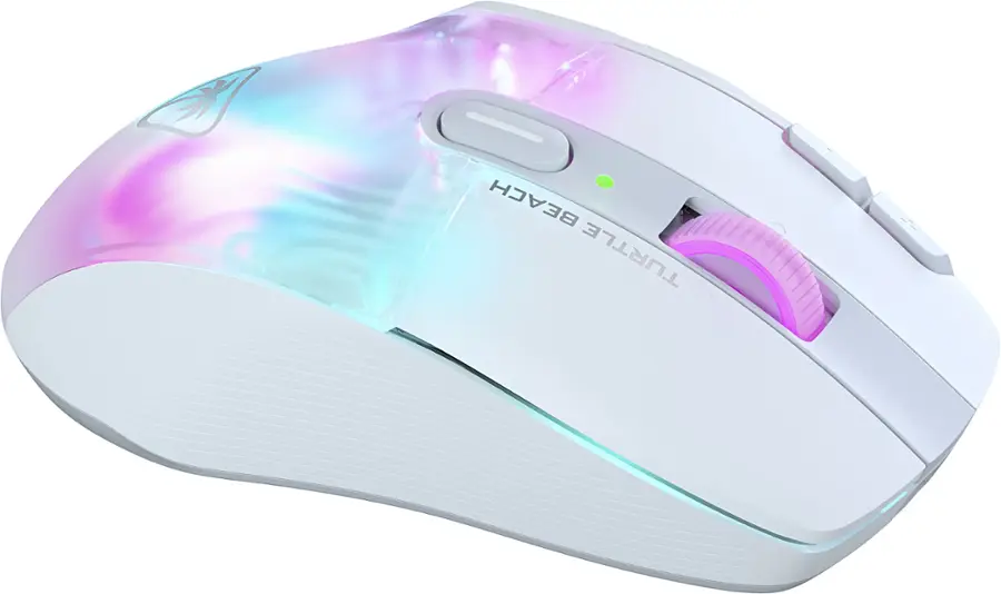 Alt View 16. Turtle Beach - Kone XP Air Wireless Optical Gaming Mouse with Charging Dock and AIMO RGB Lighting - White.