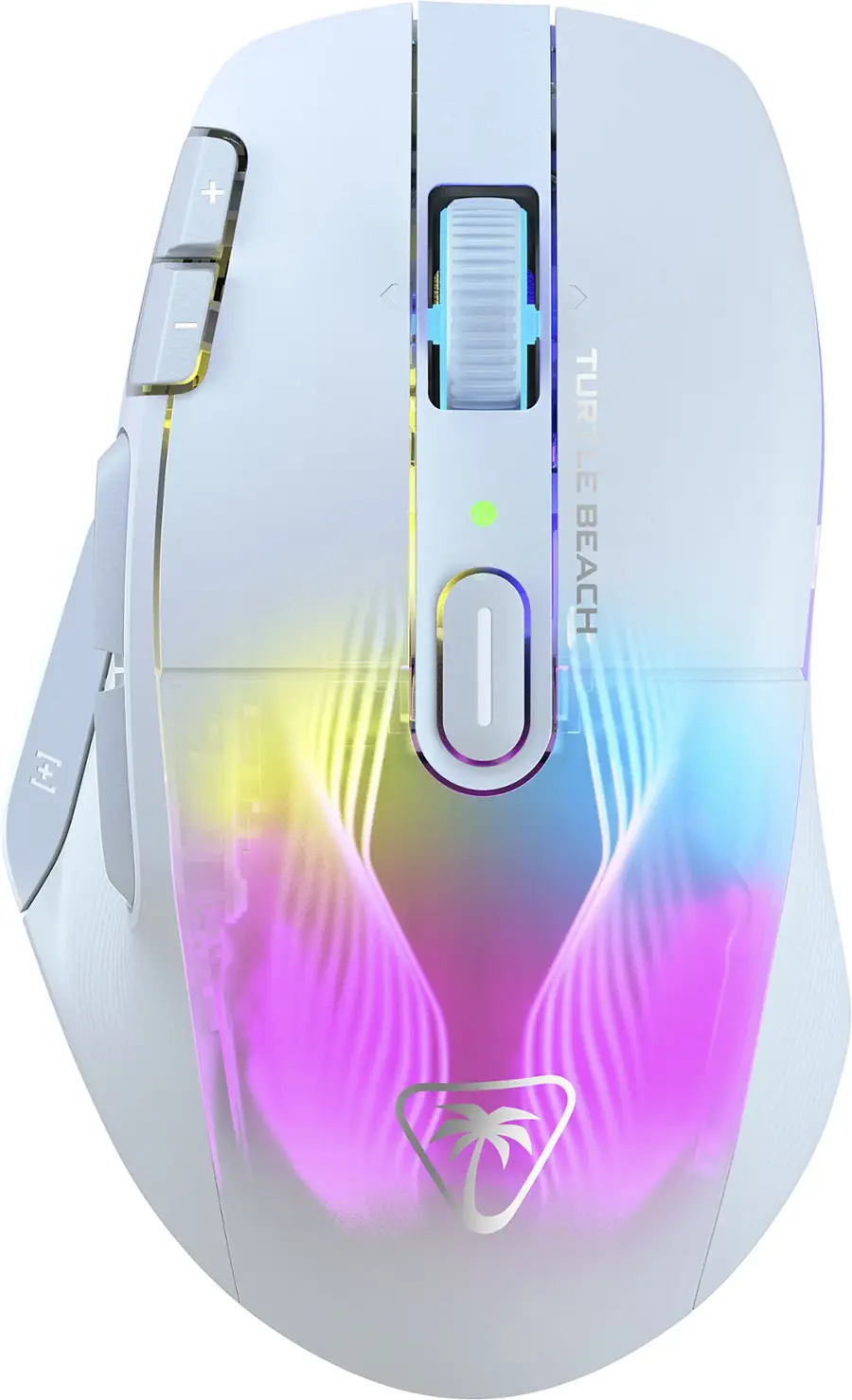 Alt View 18. Turtle Beach - Kone XP Air Wireless Optical Gaming Mouse with Charging Dock and AIMO RGB Lighting - White.