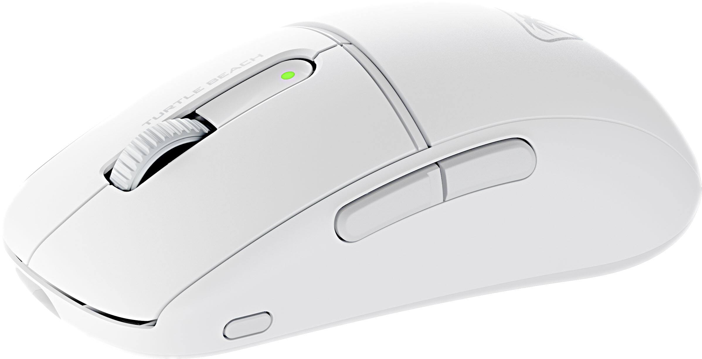 Alt View 19. Turtle Beach - Burst II Air Ultra Lightweight Wireless Symmetrical Gaming Mouse with Bluetooth & 120-hour battery - White.