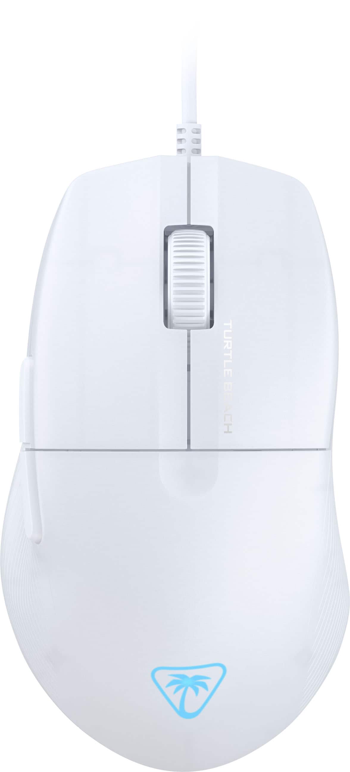 Turtle Beach - Pure SEL Ultra-Light Wired Ergonomic RGB Gaming Mouse with 8K DPI Optical Sensor & Mechanical Switches - Wired - White - Front_Zoom