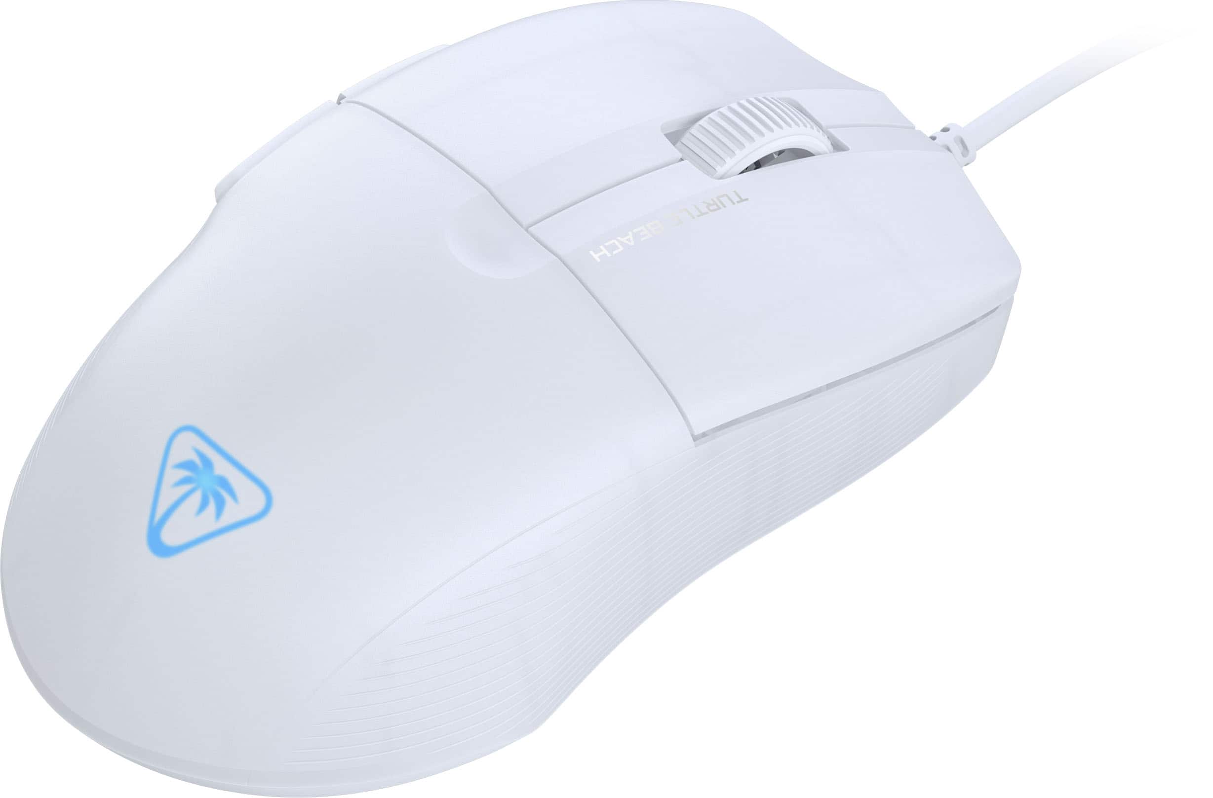 Alt View 11. Turtle Beach - Pure SEL Ultra-Light Wired Ergonomic RGB Gaming Mouse with 8K DPI Optical Sensor & Mechanical Switches - White.