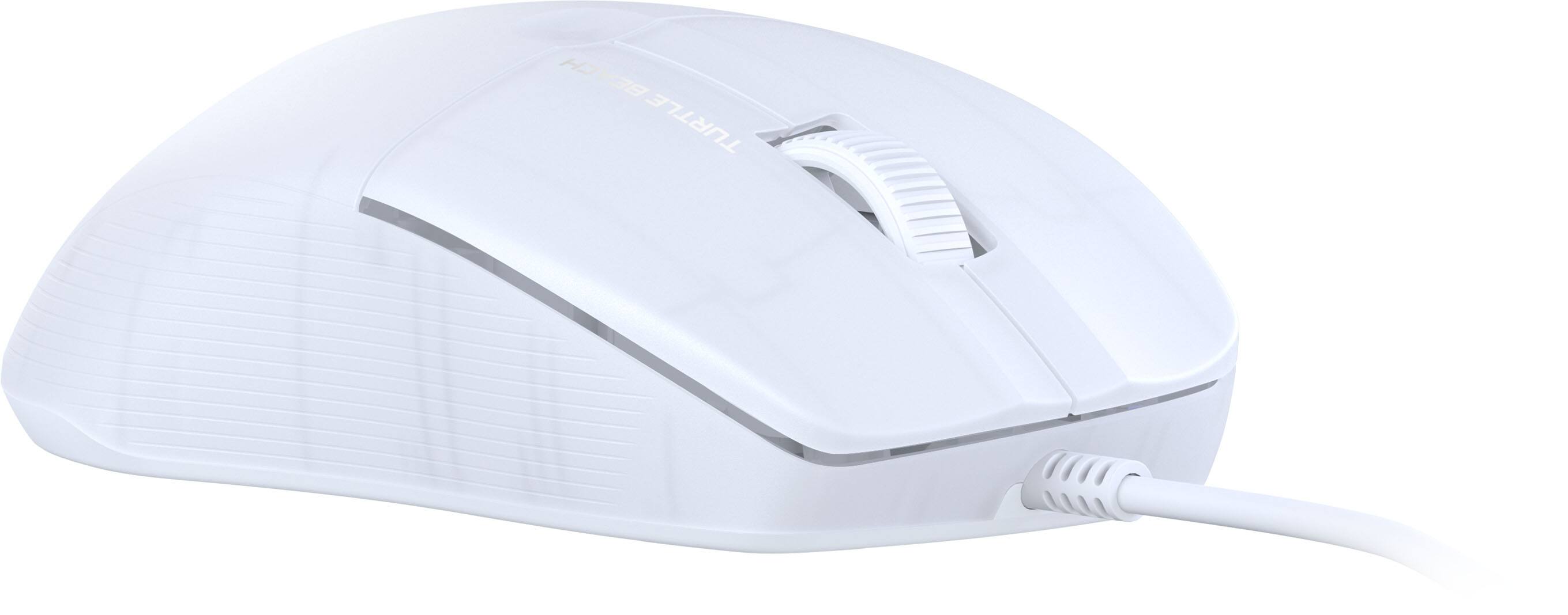 Alt View 14. Turtle Beach - Pure SEL Ultra-Light Wired Ergonomic RGB Gaming Mouse with 8K DPI Optical Sensor & Mechanical Switches - White.