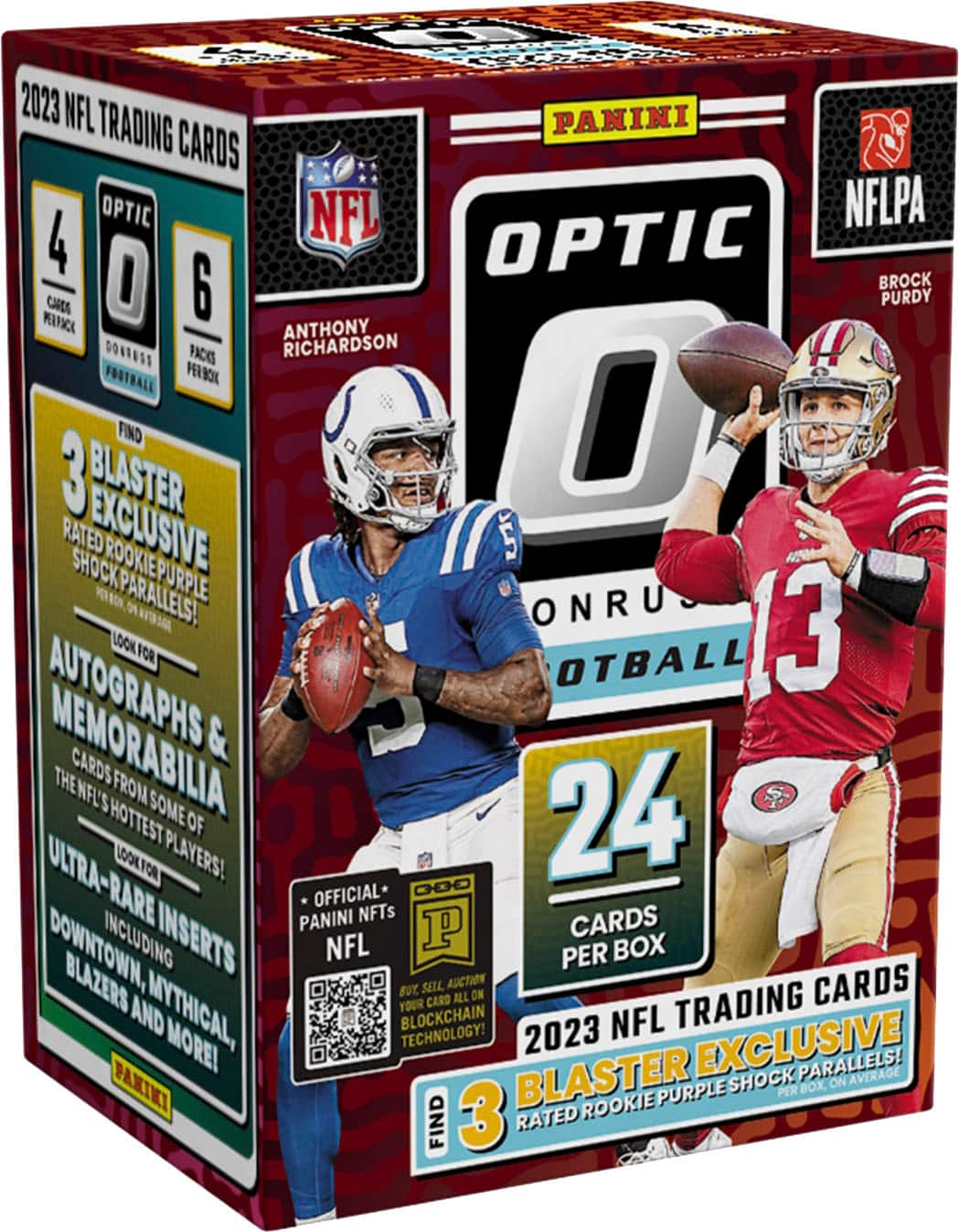 2023 Donruss Optic Football Blaster Box SPDR23FBOB Best Buy