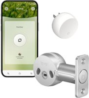 Level Bolt Connect WiFi Retrofit Smart Lock with App/Keypad/VoiceAssistant Access - Silver - Silver - Front_Zoom