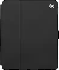 Front. Speck - Balance Folio Case for Apple iPad Pro 13" (Latest Model/M4 chip) - Black/White.