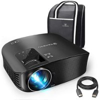 VANKYO Leisure 510W HD Projector, Portable Movie, Wireless connection Projector - Black - Front_Zoom