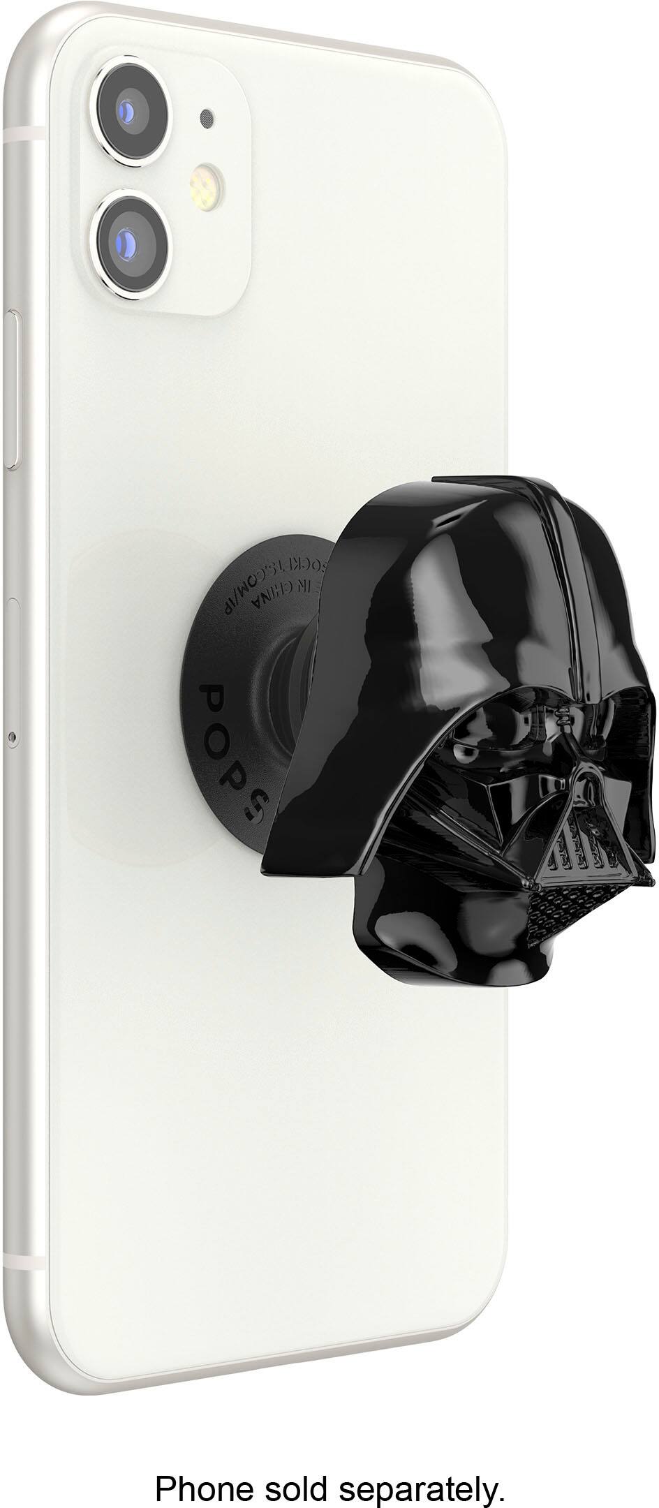Alt View 11. PopSockets - PopGrip Cell Phone Grip/Stand with MagSafe Base & Adapter Ring -  Dimensionals Star Wars N.03 Darth Vader - Black.
