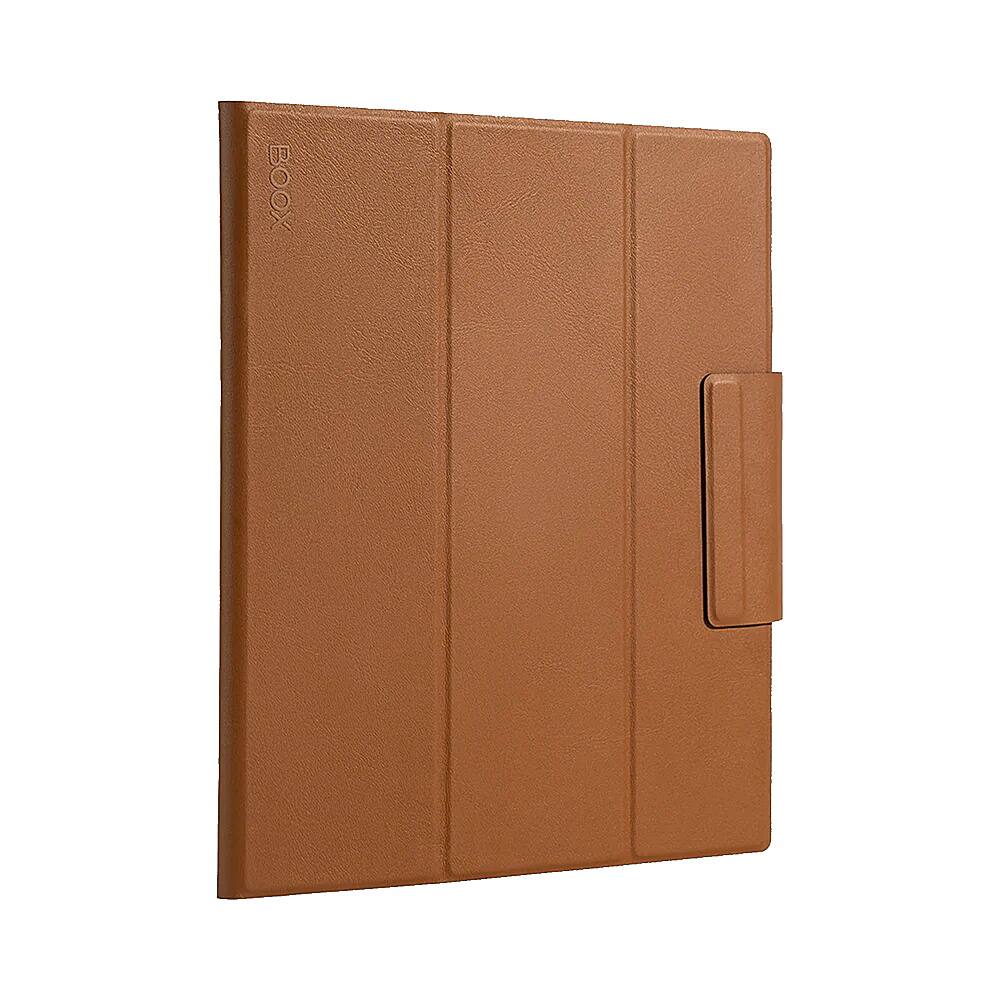 Left. BOOX - 10.3" Tab Ultra C Pro E-Paper Tablet Magnetic Cover Case - Brown.
