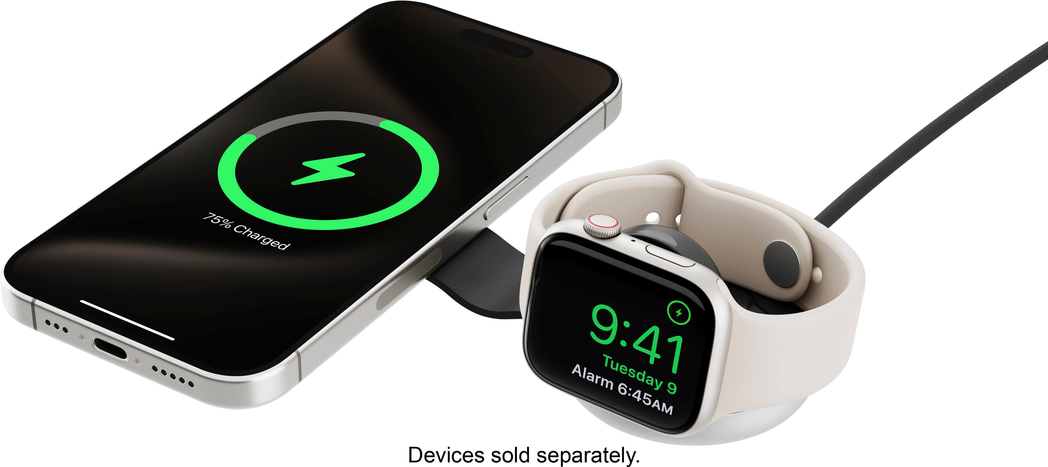 Alt View 11. Twelve South - ButterFly Premium 2-in-1 Travel Charger with MagSafe - Silver.