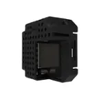 Front. iPort - CONNECT PoE+ AND NETWORK ADAPTER (Each) - Black.