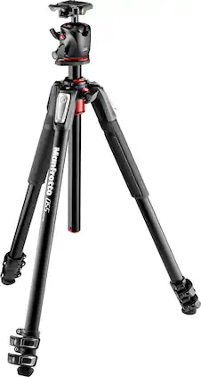 Manfrotto - MK055XPRO3-BHQ2 Aluminum Tripod with XPRO Ball Head and 200PL QR Plate - Black