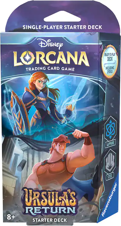 best buy lorcana starter deck Disney Lorcana: Ursula's Return Single Player Starter Deck Styles May Vary 11098331