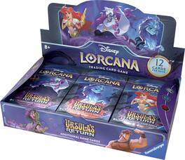 Disney - Lorcana: Ursula’s Return - Booster Box - 24 Packs (288 Lorcana Cards)