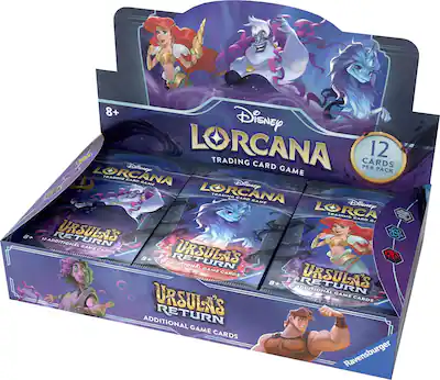 Disney Lorcana: Ursula's Return Booster Box 24 Packs (288 Lorcana Cards) 11098342 - Best Buy Disney Lorcana: Ursula's Return Booster Box 24 Packs (288 Lorcana Cards) 11098342 - Best Buy