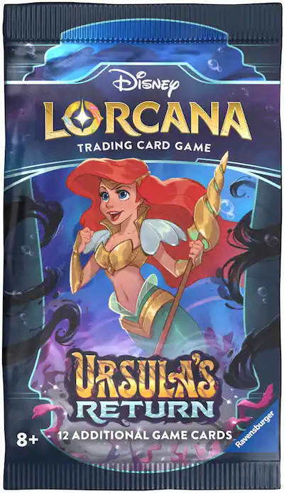 Disney - Lorcana: Ursulas Return - Booster Box - 24 Packs (288 Lorcana Cards) Disney - Lorcana: Ursulas Return - Booster Box - 24 Packs (288 Lorcana Cards)