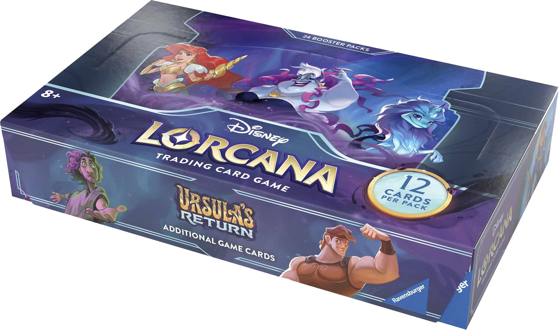 Left. Lorcana - Disney Lorcana: Ursula’s Return - Booster Box - 24 Packs (288 Lorcana Cards).