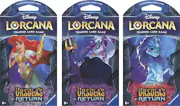 Disney - Lorcana: Ursula’s Return - Sleeved Booster - Styles May Vary