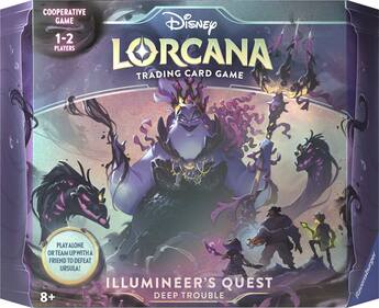 lorcana illumineer quest card list Disney Illumineer's Quest: Deep Trouble & Ursula's Return Illumineer's Trove Review the sea witch plays by her own rulesand with her own all Disney Lorcana Trading Card Game: