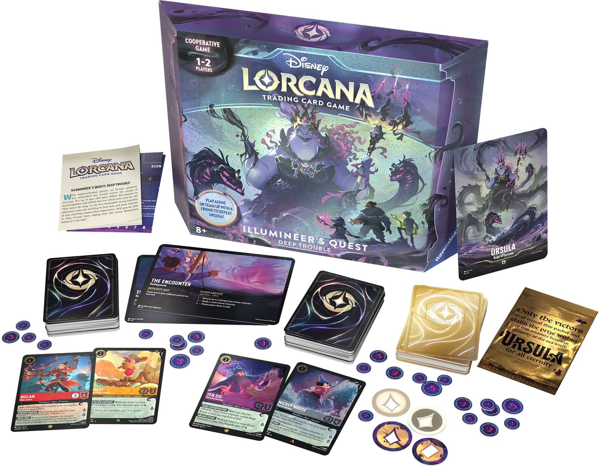 Alt View 11. Lorcana - Disney Lorcana: Ursula’s Return - Illumineer's Quest: Deep Trouble.