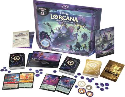 ursula return lorcana card list Disney Lorcana: Ursula's Starter Deck (Amber & Amethyst) Popular Universe Disney Lorcana Ursula's Return Card