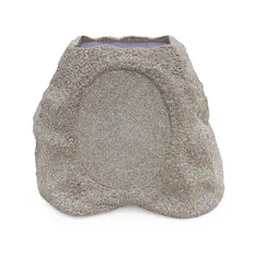 Front. Victrola - Outdoor Wireless Bluetooth Solar Rock Speaker Connect (Each) - Stone.