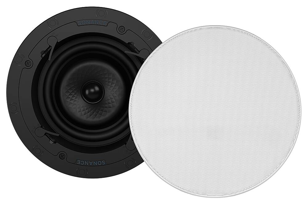 Sonance - VX62R SINGLE SPEAKER - Visual Experience Series 6.5" 2-Way In Ceiling Speaker (Each) - Paintable White