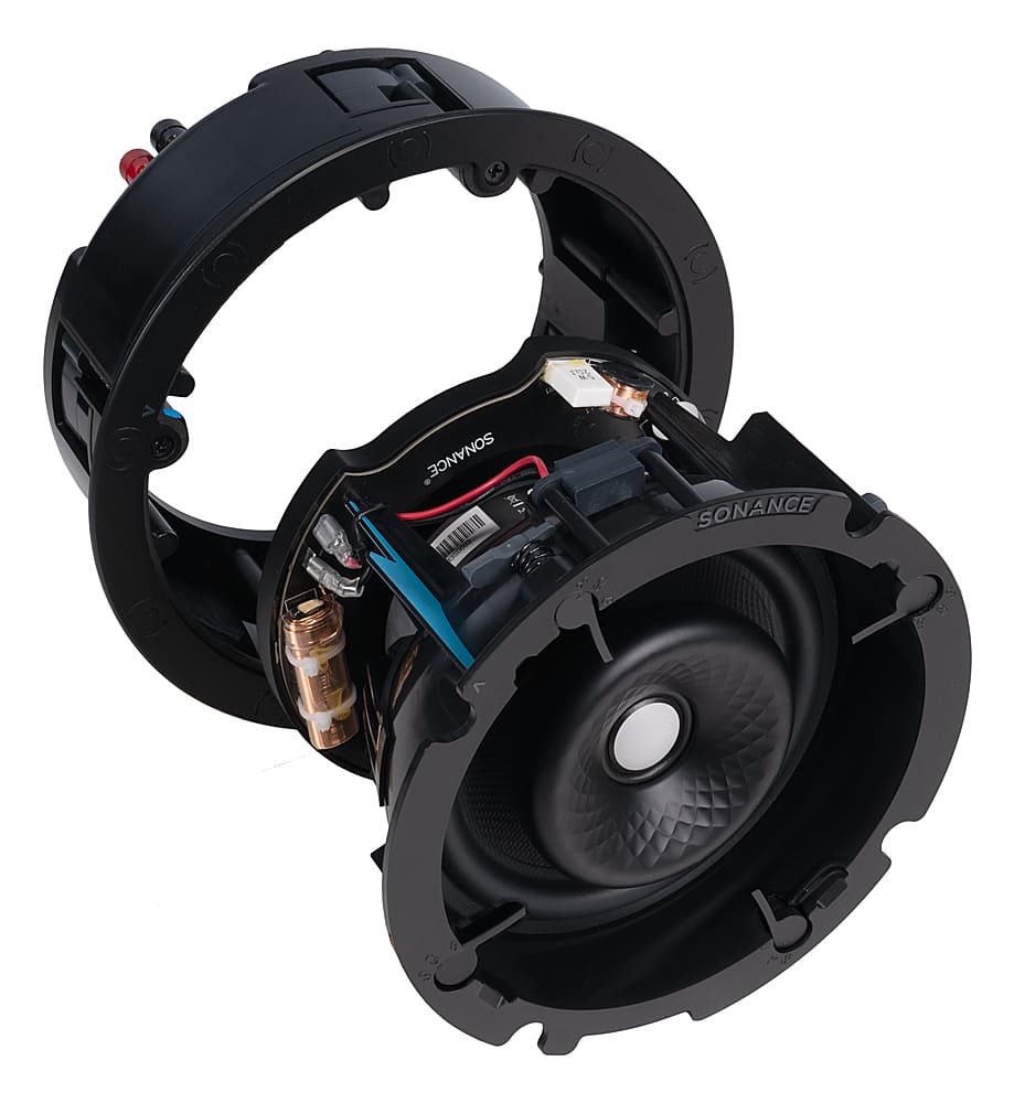 Alt View 19. Sonance - VX62R SINGLE SPEAKER - Visual Experience Series 6" Medium Round 2-Way Speaker (Each) - Paintable White.