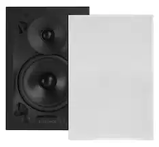 Front. Sonance - VX62 RECTANGLE SINGLE SPEAKER - Visual Experience Series 6" Medium Rectangle 2-Way Speaker (Each) - Paintable White.