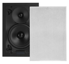 Sonance - VX62 RECTANGLE SINGLE SPEAKER - Visual Experience Series 6" Medium Rectangle 2-Way Speaker (Each) - Paintable White - Front_Zoom