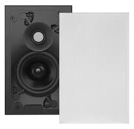 Sonance - VX46 RECTANGLE SINGLE SPEAKER - Visual Experience Series 4" 2-Way In Ceiling Speaker (Each) - Paintable White