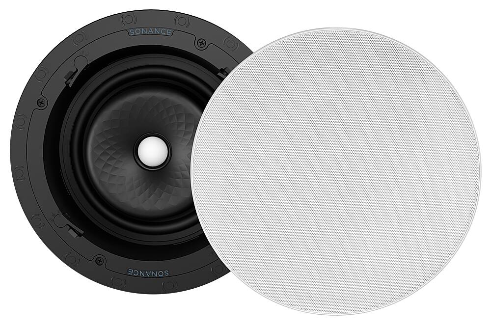 Sonance - VX86R SINGLE SPEAKER - Visual Experience Series 8" 2-Way In Ceiling Speaker (Each) - Paintable White