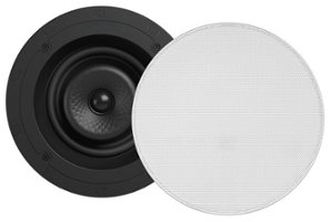 Sonance - VX60R SINGLE SPEAKER - Visual Experience Series 6" Medium Round 2-Way Speaker (Each) - Paintable White - Front_Zoom